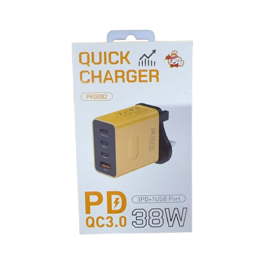 38W Power Adapter Plug USB-C Fast Charger For Apple iPhone 16 15